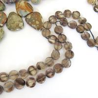 Large Bead Lot of Various Jasper and Smoky Quartz Stones for Jewelry Making in Earth Tone Colors - Craft Beading Supplies