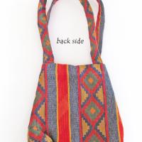 Bright Colorful Southwestern Aztec Print Tapestry Handbag Tote Bag - Vintage Boho Fashion