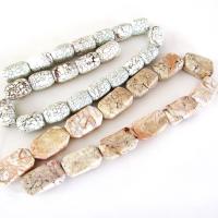 Magnesite Stone Bead Strands - Set of 2 full strands for Jewelry Making / Beading / Craft Supply - Earth Tone Colors