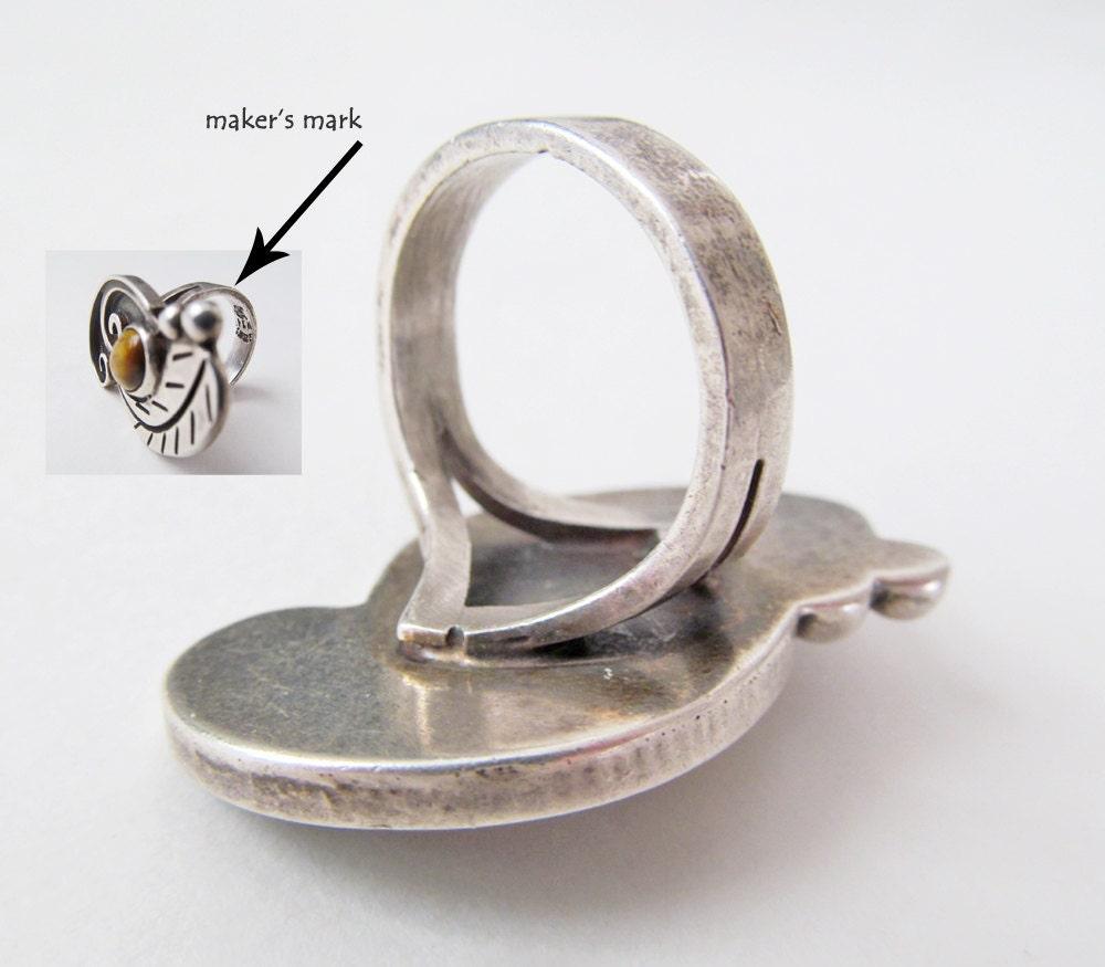 Big bold sterling best sale silver rings
